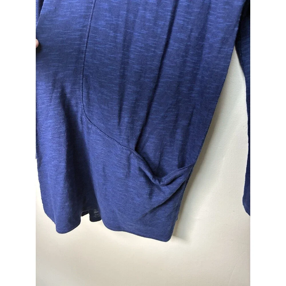 J Jill Linen Cardigan Sweater Women’s Large Petite NWT Dark Azure Light Sweater